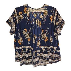 C.O.C. Clothing Obsessed Company Plus Size Floral Cover Up Cardigan 3X